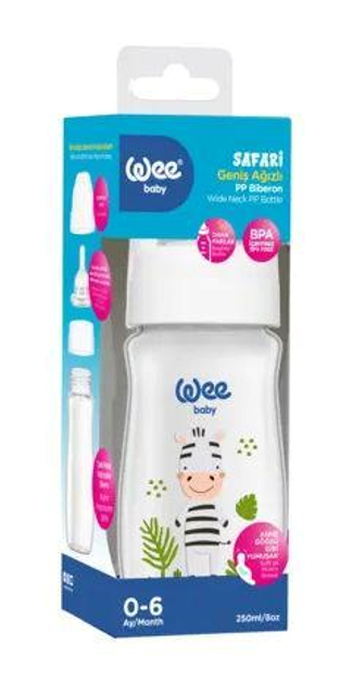 WEE BABY (960) SAFARI PP BABY BOTTLE 250 ML*6