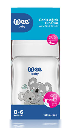 WEE BABY (959) SAFARI PP BABY BOTTLE 150 ML*6