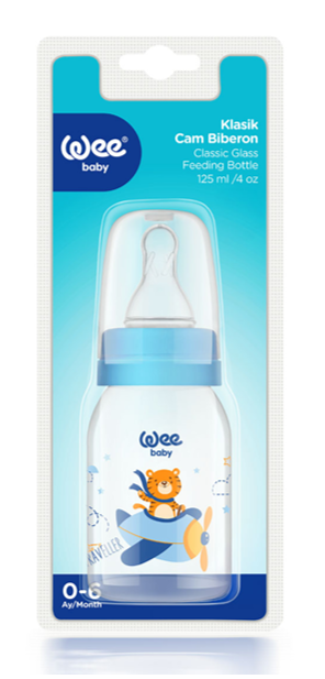 WEE BABY (877) CLASSIC GLASS BOTTLE 125 ML*6