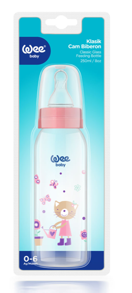 WEE BABY (876) CLASSIC GLASS BOTTLE 250 ML*6