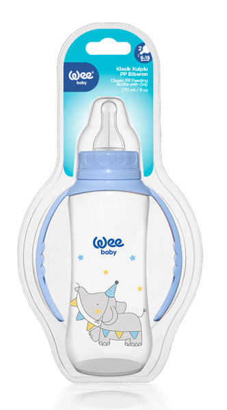 WEE BABY (745) PP BABY BOTTLE WITH CLASSIC CUP 270 ML*6