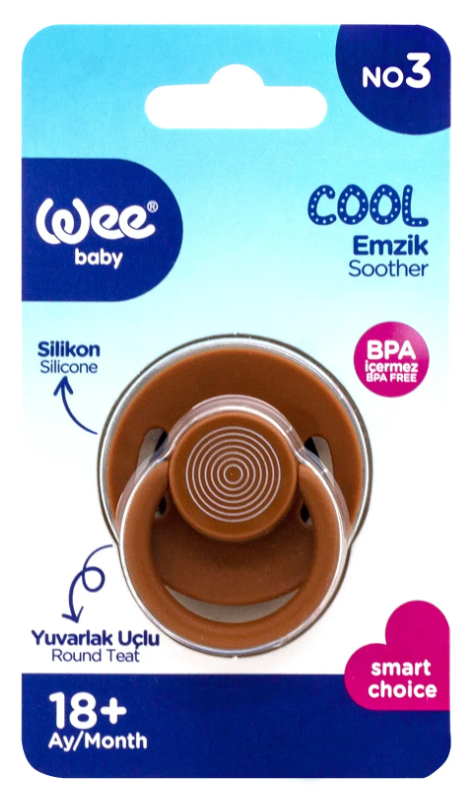WEE BABY (365) COOL ROUND-TIPPED PACIFIER NO:3*6