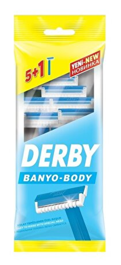 DERBY SINGLE BLADE BATHROOM 5+1 BAG *12
