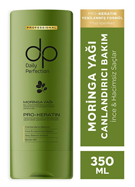 DP HAIR CONDITIONER 350 ML MORINGA OIL*18