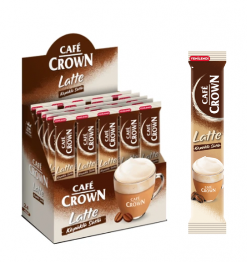 ÜLKER (955-06) CAFE CROWN LATTE MILK *24
