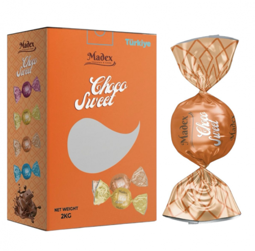 MADEX 2 KG CHOCO SWEET. CREAM FILLING. COCOA. CHOCOLATE (ORANGE)*6