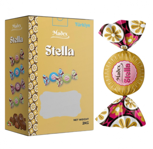 MADEX 2 KG STELLA CREAM FILLING.COCOA.CHOCOLATE.(YELLOW)*6