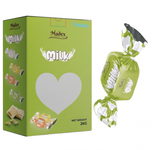 MADEX 2 KG MILK CREAM FILLING. COCOA. CHOCOLATE (GREEN)*6