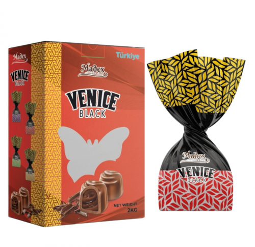 MADEX 2 KG VENICE BLACK CREAMY, DOG, COCOA, CHOCOLATE (RED)*6