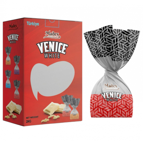 MADEX 2 KG VENICE WHITE CREAM FILLING COCOA CHOCOLATE (RED)*6