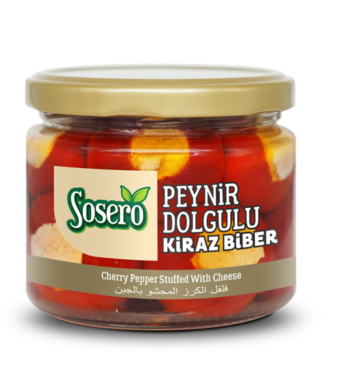 SOSERO CHEESE-FILLED CHERRY PEPPER 290 GR KVNZ*12