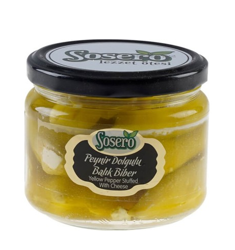 SOSERO FISH PEPPER FILLED WITH CHEESS 290 GR JAR *12