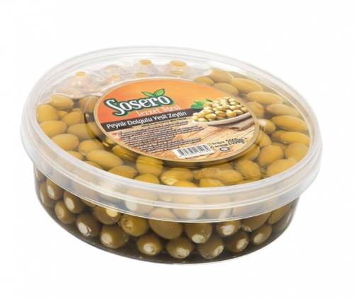 SOSERO CHEESE-STUFFED GREEN OLIVES 2 KG PAN*2