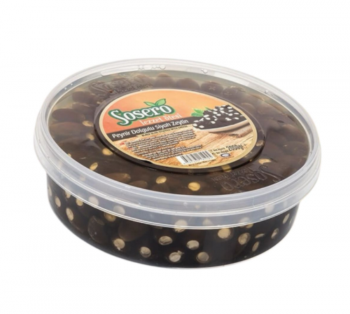 SOSERO CHEESE-STUFFED BLACK OLIVES 2 KG PAN*2