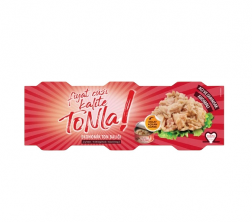 TONLA (DARDANEL) TON ECO 3*75GR HOT GARLIC*16