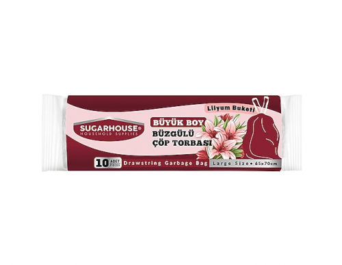 SUGAR HOUSE LARGE LILYUM SCENTED GARBAGE BAGS, PACK OF 10.*30