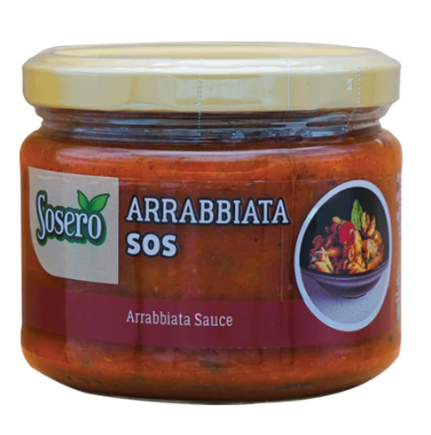 SOSERO ARRABBİATA SOS 290 GR JAR*12