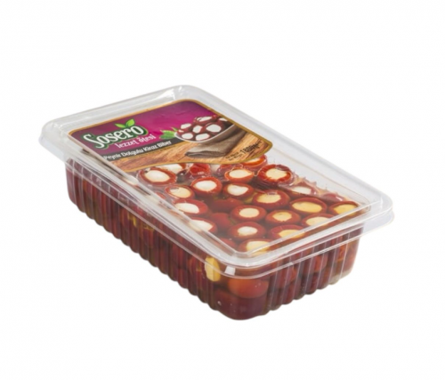 SOSERO CHERRY PEPPER FILLED WITH CHEESE 2 KG VACUUM-PACKED*2