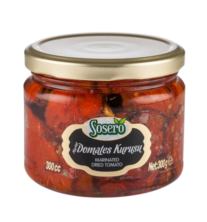 SOSERO DRIED TOMATOES 300 GR JAR*12