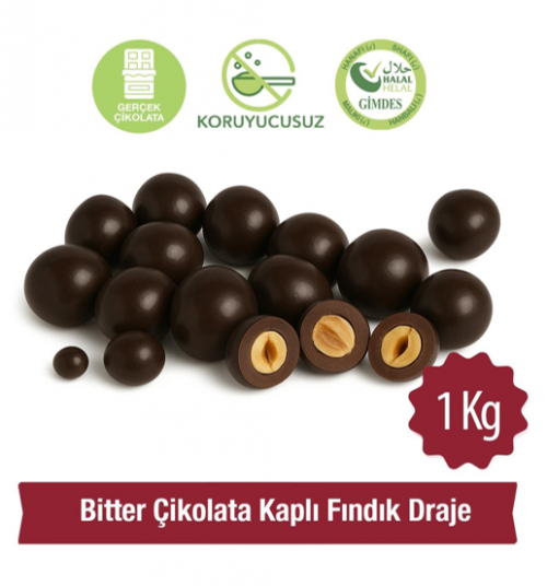 MILAT (5752) BITTER HAZELNUT DRAGEES 1 KG*5