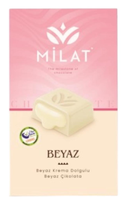 MILAT (1602) IVORY CHOCOLATE FILLED 60 GR*12