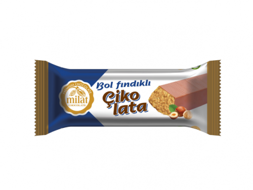 MILAT (1105) HAZELNUT FILLED MILK CHOCOLATE. 25 GR*24