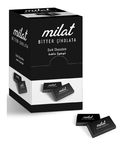MILAT (1711) NEAPOLITAN BITTER CHOCOLATE 90 GR*12