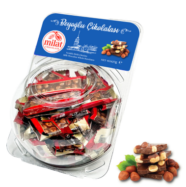 MILAT (1021) BEYOĞLU HAZELNUT CHOCOLATE 27 GR*40