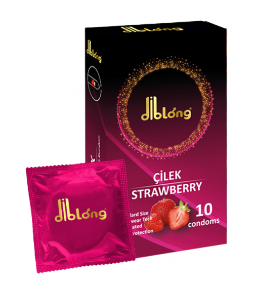 DIBLONG STRAWBERRY CONDOM 10 PCS *10