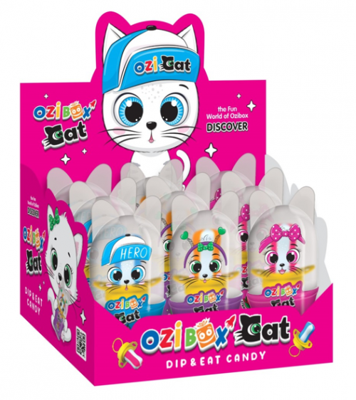 OZİBOX CAT DIP AND EAT CANDY 32 GR *12