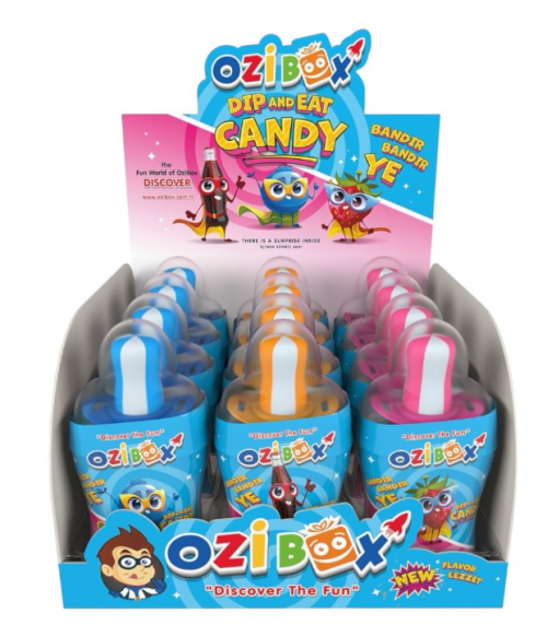 OZİBOX DIP AND EAT CANDY 32 GR*12