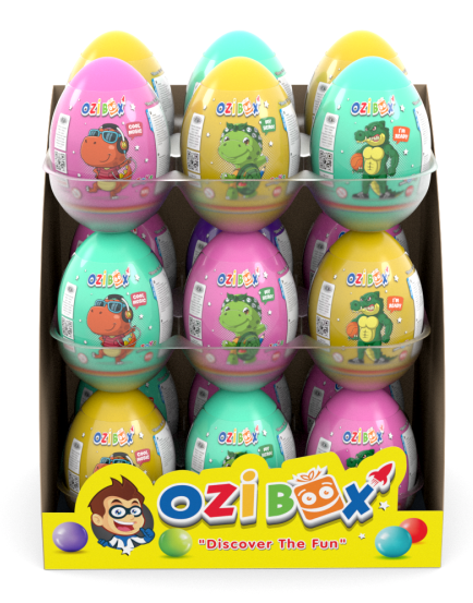 OZIBOX XXL SURPRISE EGG STARS SUGAR-FREE*18