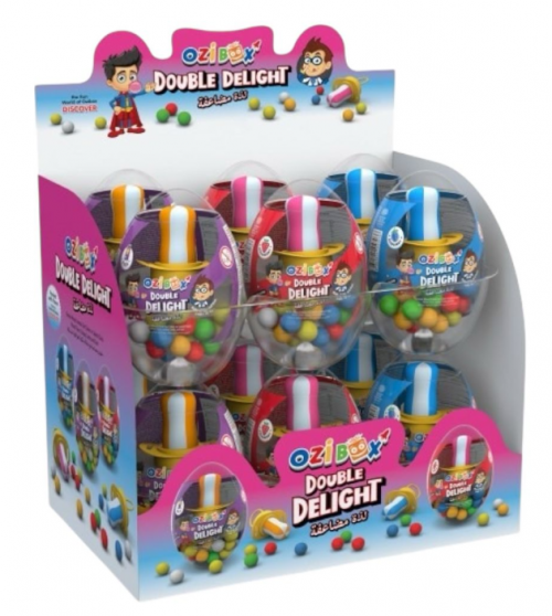 OZIBOX AROMA 44 GR CANDY-GUM DOUBLE DELICIOUSNESS*12