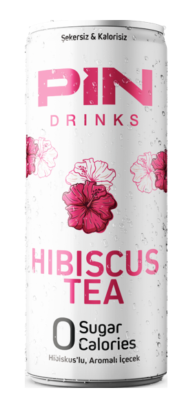 PIN DRINKS 250 ML HIBISCUS CAN*24