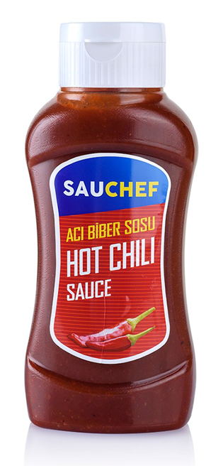 SAUCHEF HOT CHİLİ SOS 500 GR PET*12