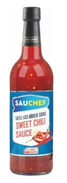 SAUCHEF SWEET CHİLİ SOS 900 GR CAM*12