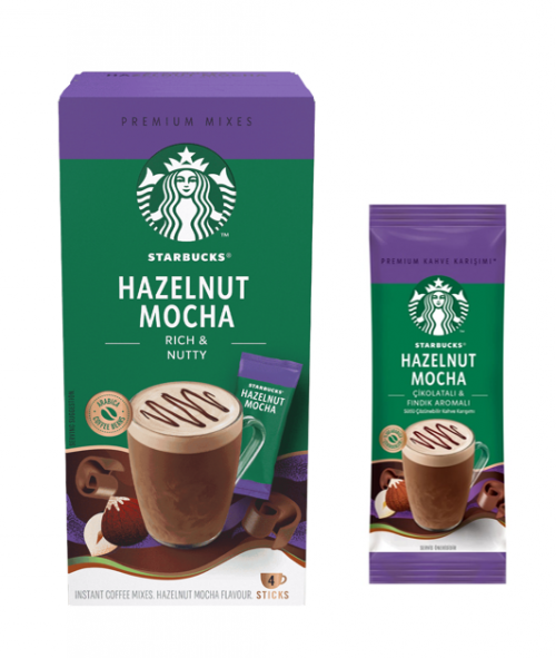 STARBUCKS MOCHA & HAZELNUT 23 GR*10