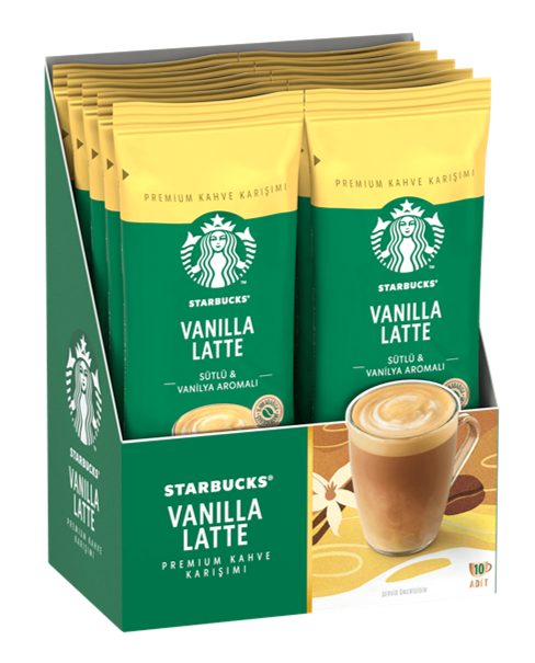 STARBUCKS VANILLA LATTE 21.5 GR*10