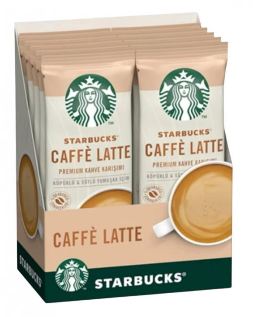 STARBUCKS CAFFE LATTE 14 GR*10