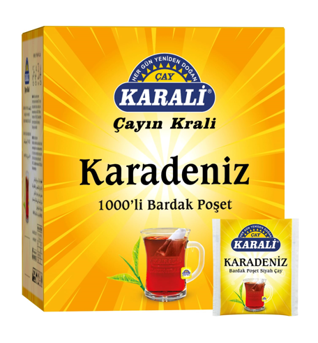 KARALİÇAY KARADENİZ BARDAK POŞET ÇAY 1000 X 2 GR*1