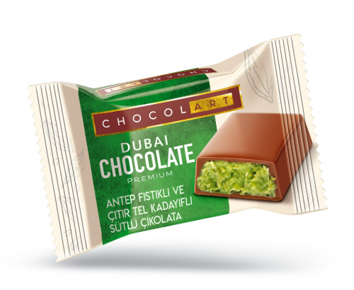 CHOCOLART PEANUT DUBAI CHOCOLATE 16 GR*48