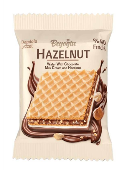 BEYOĞLU FINDIK PAÇACIKLI GOFRET 30 GR*24
