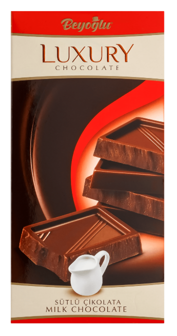 Beyoğlu Luxury Milk Chocolate Tablets 65g * 6