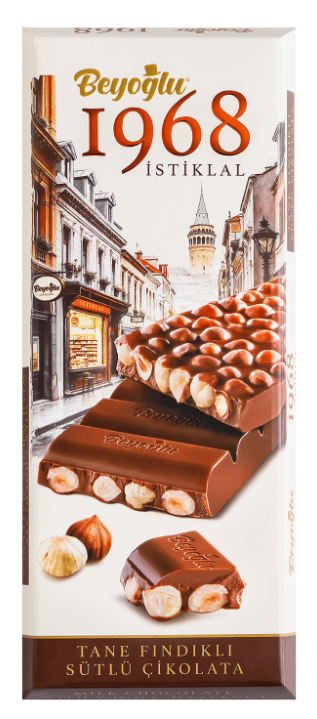 Beyoğlu 1968 Istiklal Tablet Chocolate 170 gr*6