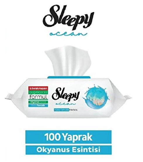 SLEEPY 100 PCS SURFACE TOWEL OCEAN FRESHNESS*12