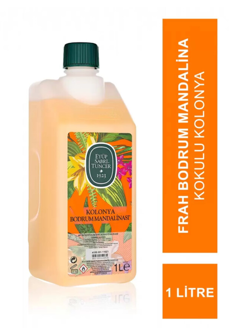 EYÜP SABRİ 1 LT COLOGNE BODRUM MANDARIN*12