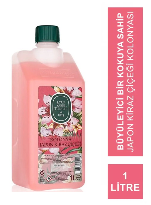EYÜP SABRİ 1 LT COLOGNE JAPANESE CHERRY BLOSSOM*12