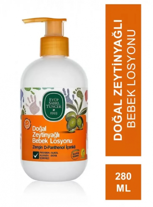 EYÜP SABRİ 280 ML BABY LOTION WITH OLIVE OIL*12