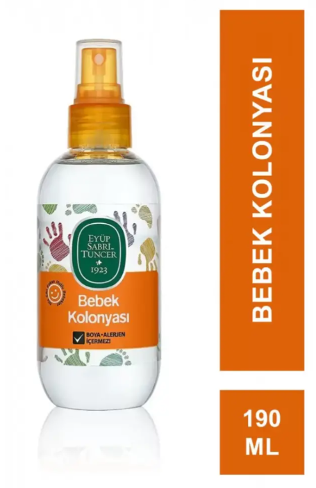 EYÜP SABRİ 190 ML SPRAY BABY COLOGNE*12