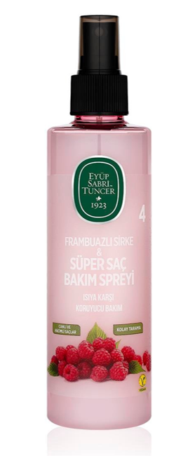 EYÜP SABRİ 210 ML RASPBERRY VINEGAR HAIR CARE SPRAY*48